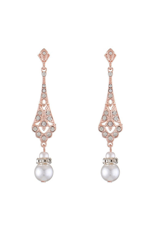 Pearl Dangle Drop Earrings