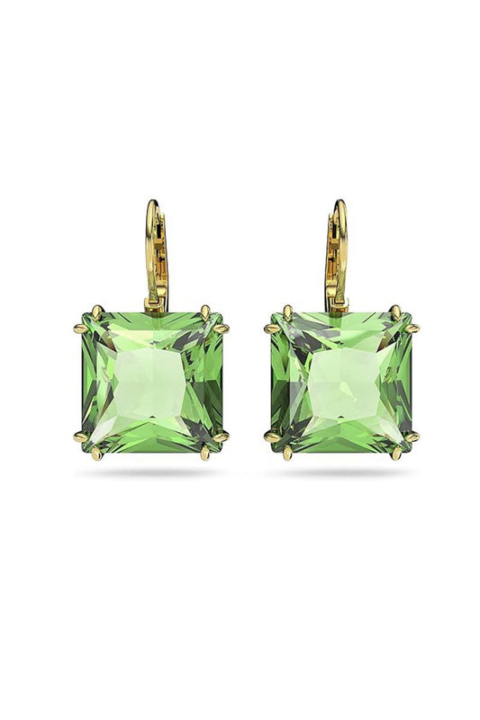 Crystals Gold Tone Finish Earrings