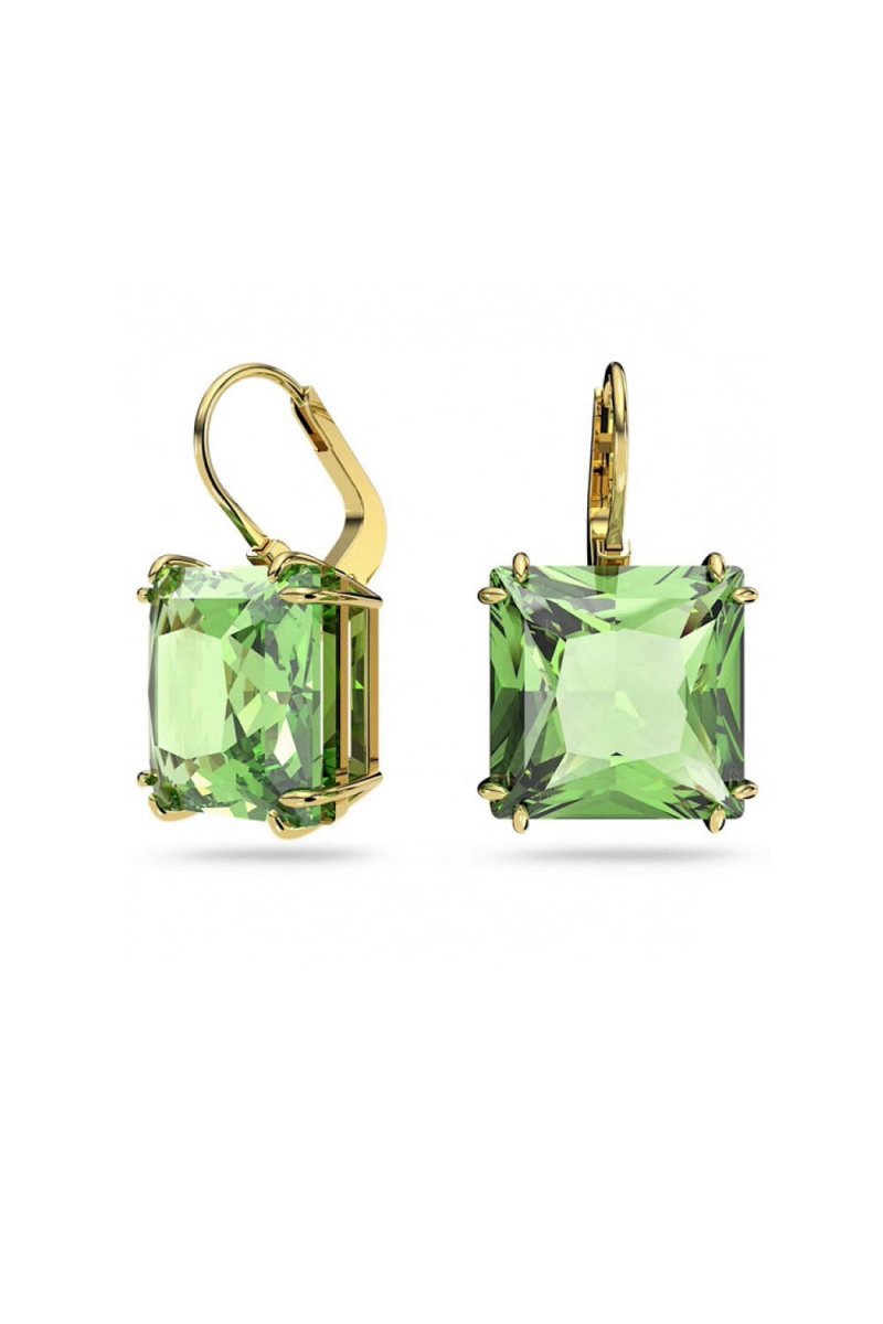 Crystals Gold Tone Finish Earrings