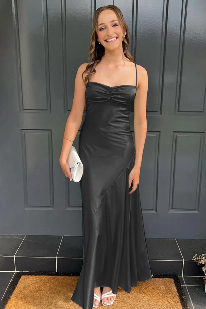 Sweetheart Long Sheath Prom Dresses with Split
