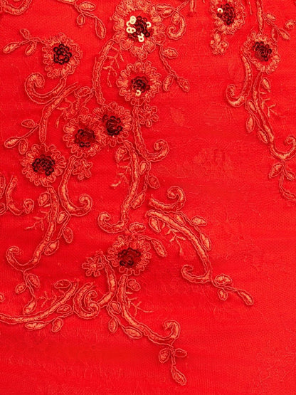 Sheath Beaded Flowers Homecoming Dresses