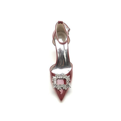 Elegant High Heels with Radiant Crystal Decoration