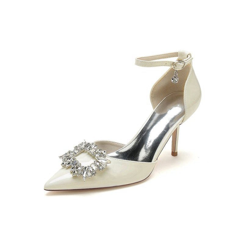 Elegant High Heels with Radiant Crystal Decoration