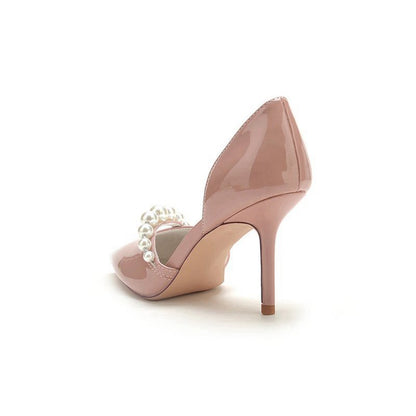 Elegant High Heels with Pearl Decoration