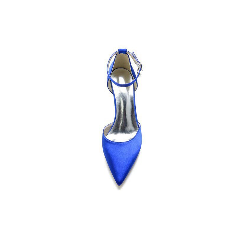 Pointed Toe Ankle Strap High Heels Shoes