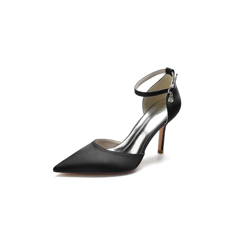 Pointed Toe Ankle Strap High Heels Shoes