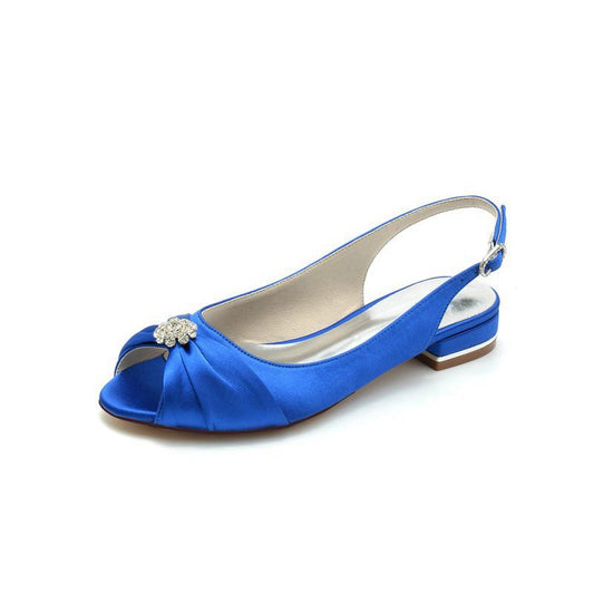 Open Toe Flats with Bow Cocktail