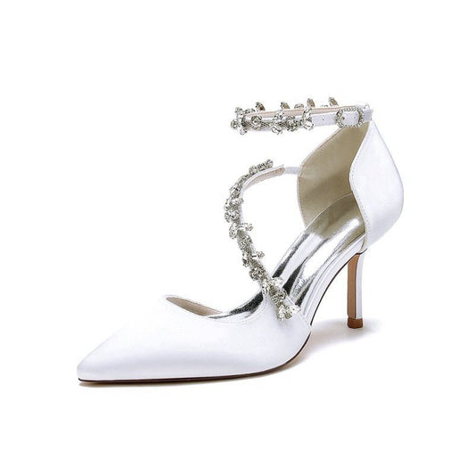 Pointed Toe Slingback Strap High Heel