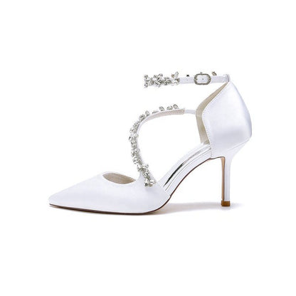 Pointed Toe Slingback Strap High Heel