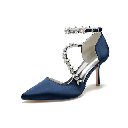 Pointed Toe Slingback Strap High Heel