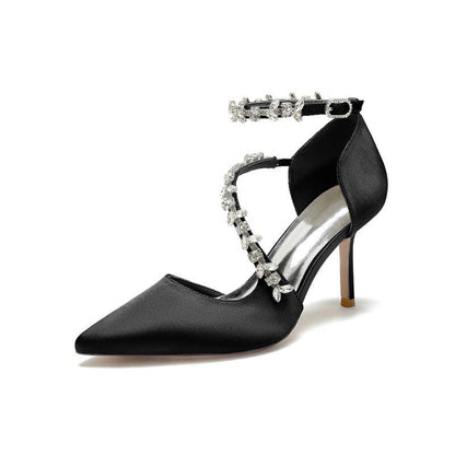 Pointed Toe Slingback Strap High Heel