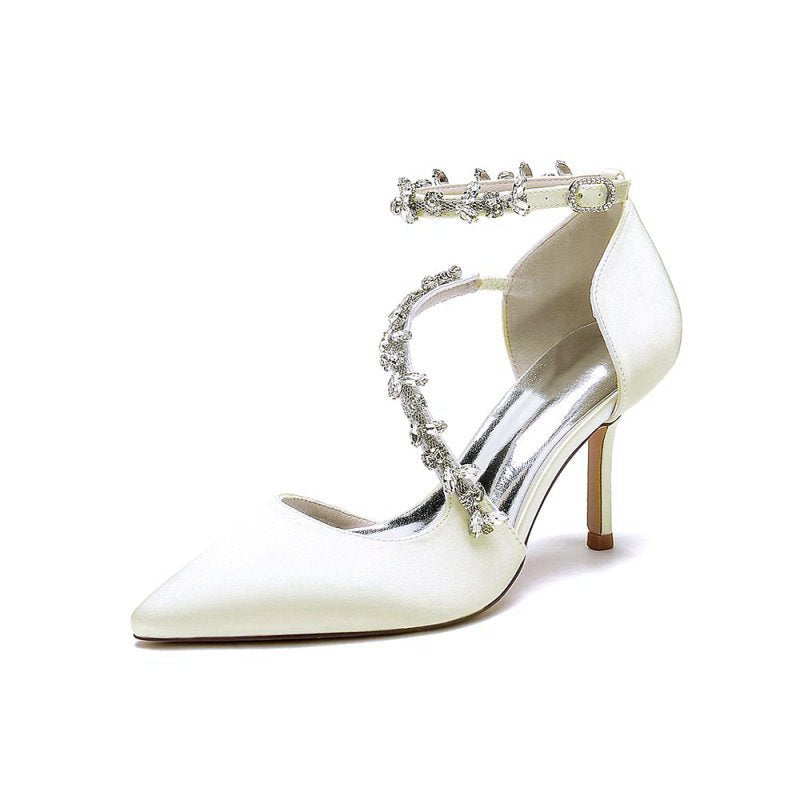Pointed Toe Slingback Strap High Heel