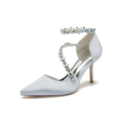 Pointed Toe Slingback Strap High Heel