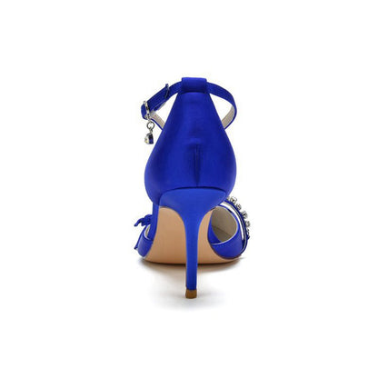 Pointed Toe Party Heels with Bow