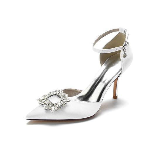 Pointed Toe Rhinestone Party Shoes