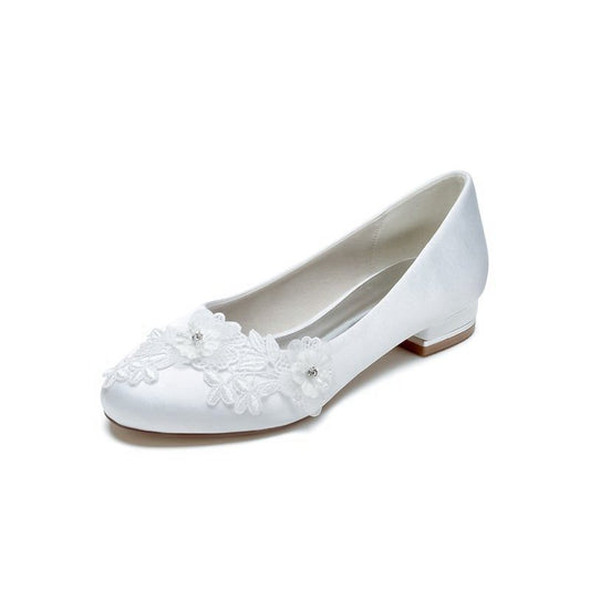 Retro Low Heel Shoes with Lace