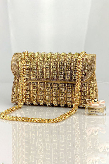 Chantal Diamond Clutch Bag