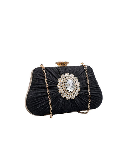 Women's Large Rhinestone Evening Clutch Bags
