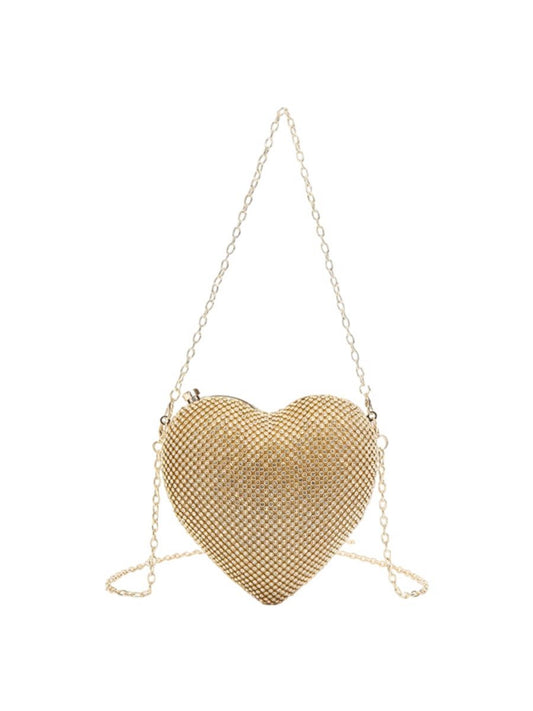 Women's Heart Shape Evening Clutch Bag