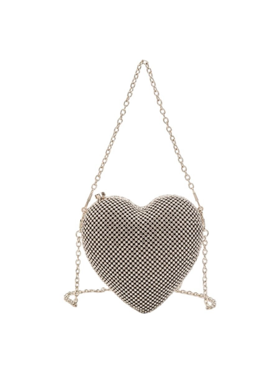 Women's Heart Shape Evening Clutch Bag