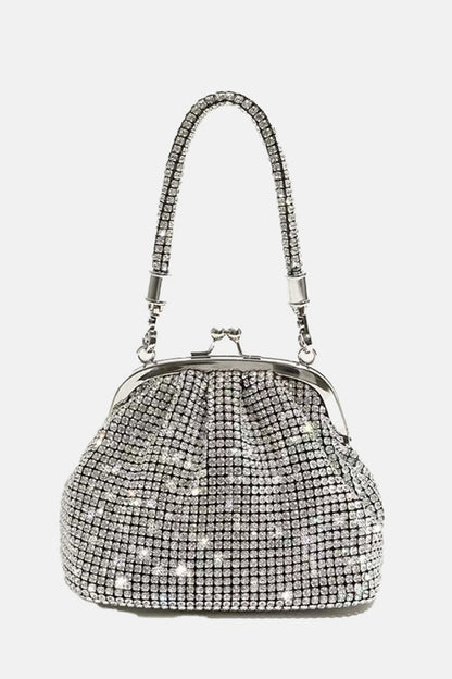 Women's All Over Rhinestones Evening Clutch Bags with Straps