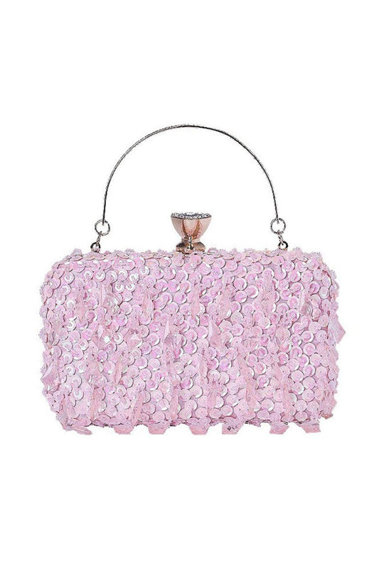 Women's Beaded Sequined Evening Clutch Bags
