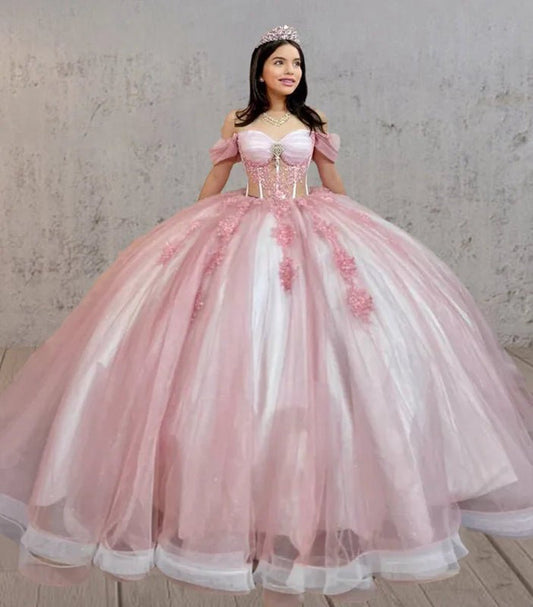 Quinceanera Dresses Off the Shoulder with Appliques