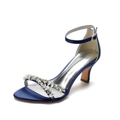 Simple Round Toe Chunky Heel Pumps