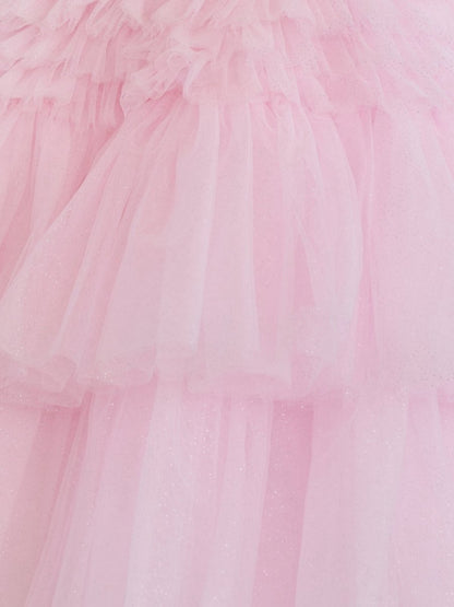 A-line Deep V Neck Tie Short Homecoming Dresses