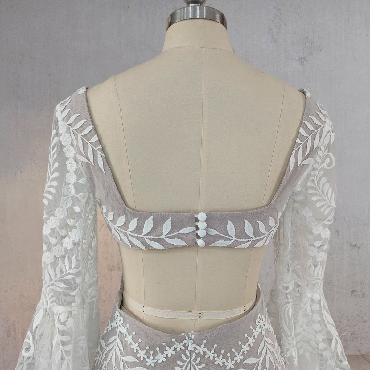 Mermaid Enchantment Flower Prints Wedding Dresses