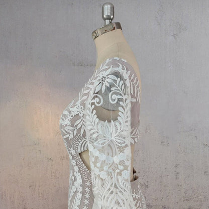 Mermaid Enchantment Flower Prints Wedding Dresses