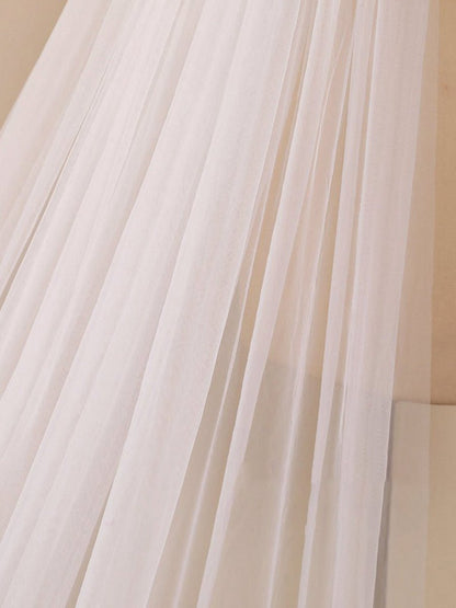 3D Flower Lace with Rhinestones Cathedral Veil Bridal Veil Wedding Veil