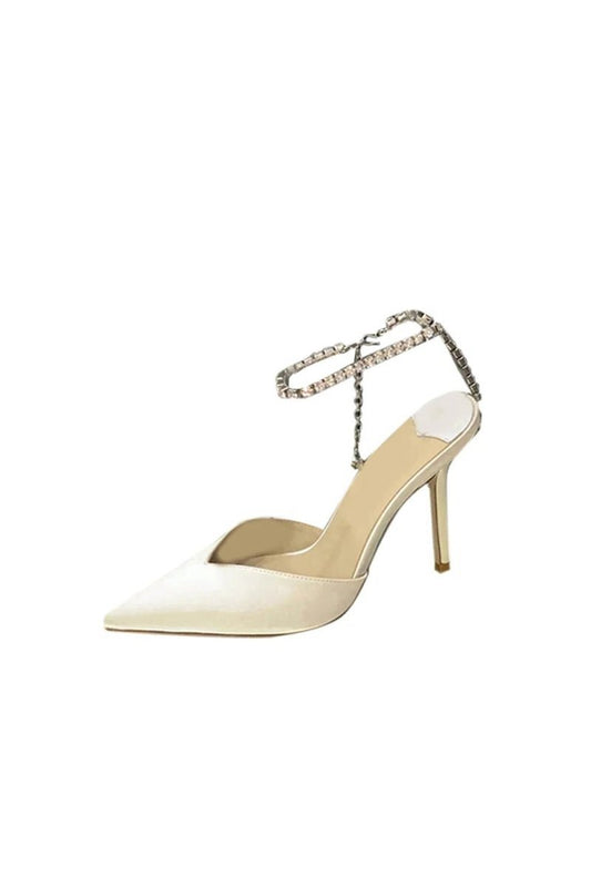 Off Stiletto Ankle High Heel Sandals