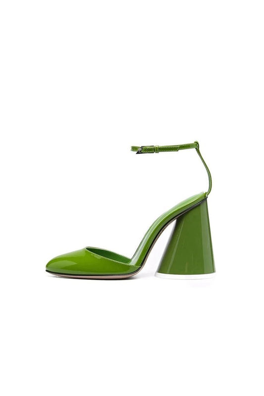 Ankle Strap Block Heel Sandals