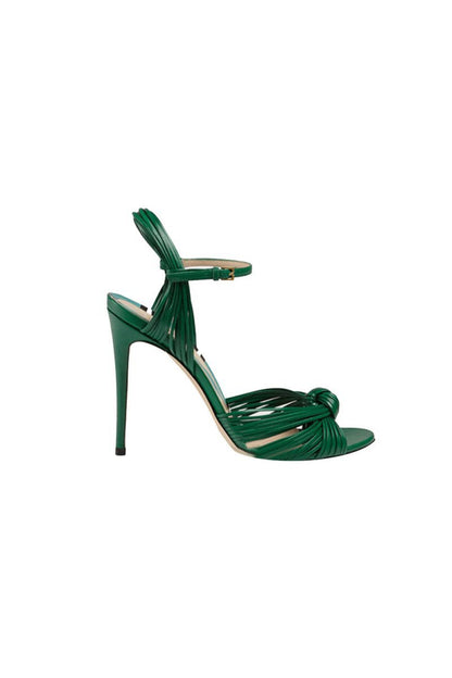 Knotted Stiletto High Heel Sandals