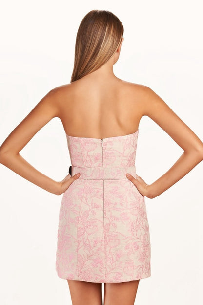 Sheath Strapless Short Homecoming Dresses