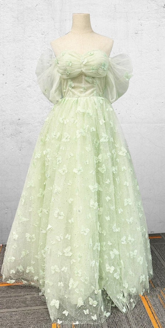 Boho A-line Sweetheart Floor-Length Quinceanera Dresses