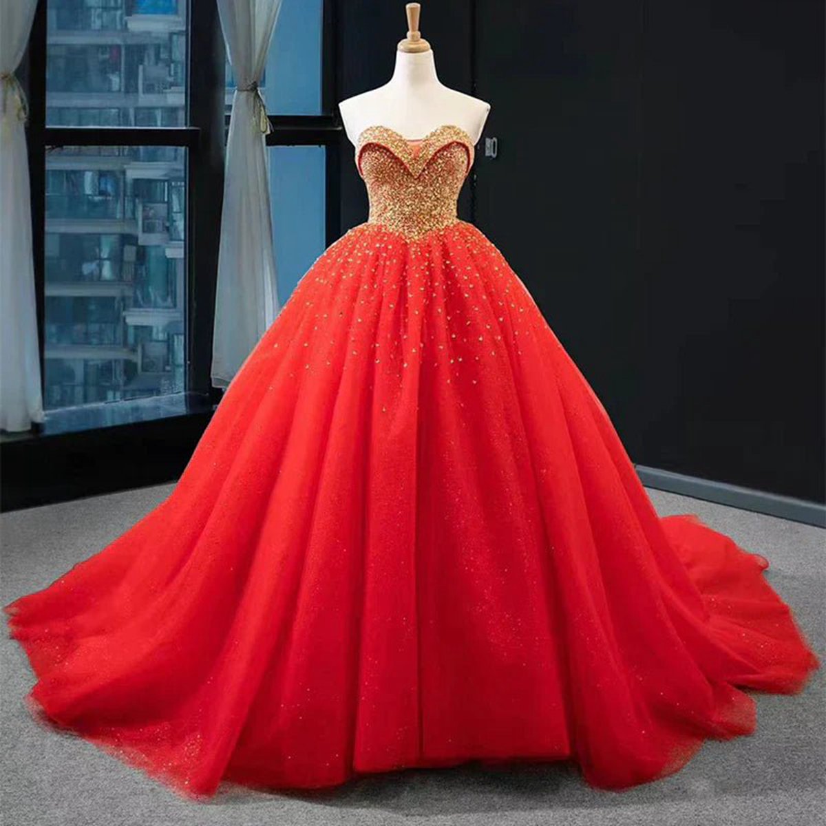 Sequined Quinceanera Dresses Ball Gown Dresses