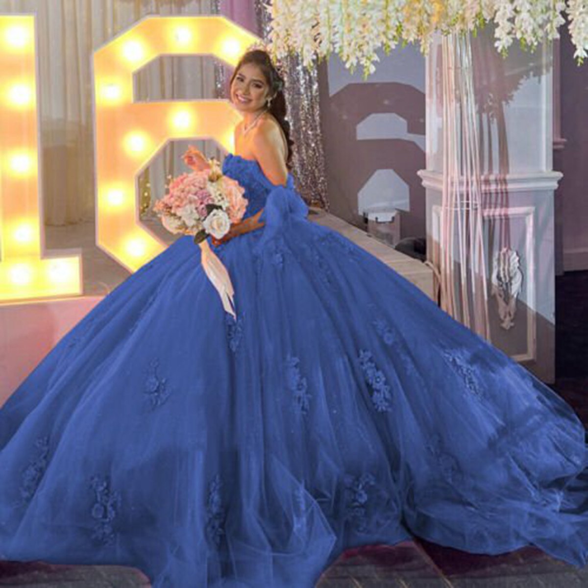 Gold Off Shoulder Quinceanera Dresses Lace Dresses with Appliques