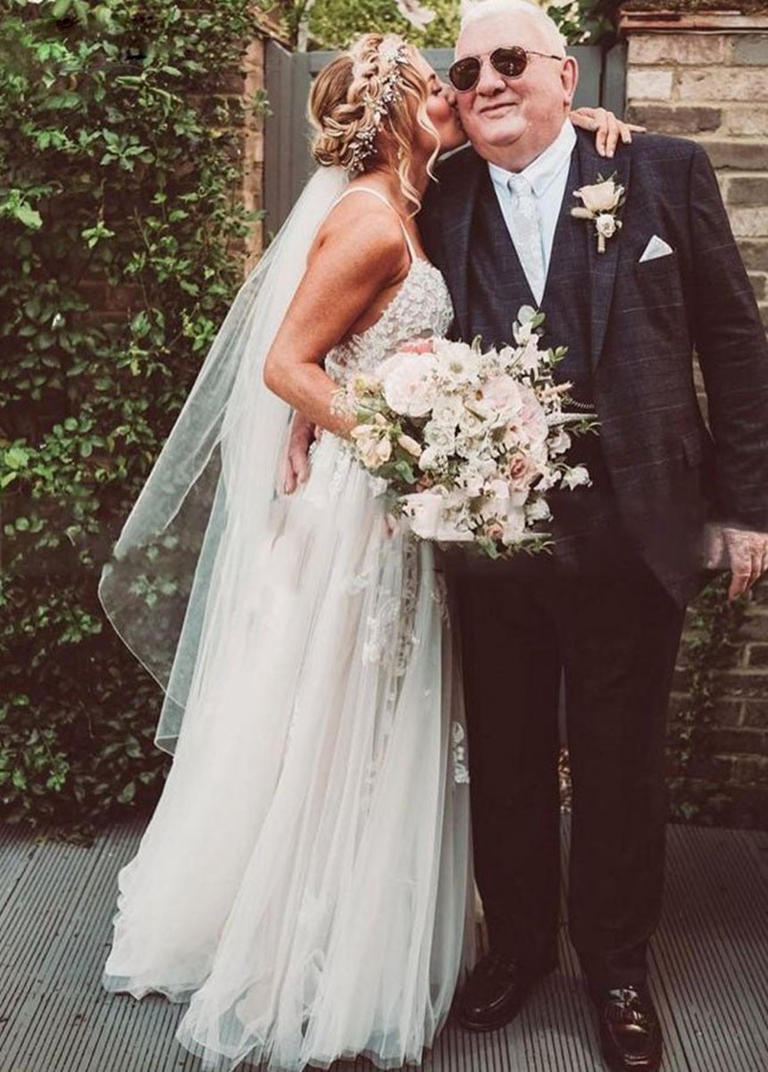 Boho Lace Wedding Dresses A-line Princess