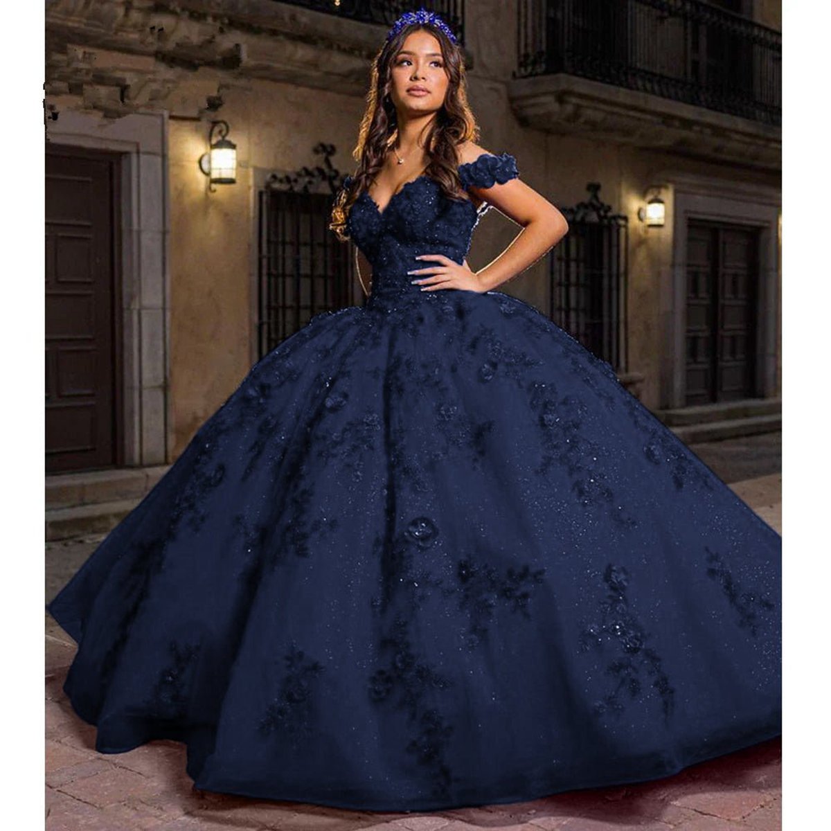 Off the Shoulder Puffy Quinceanera Dresses