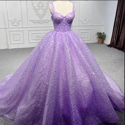 Sweetheart Sequined Evening Party Dresses