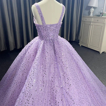 Sweetheart Sequined Evening Party Dresses