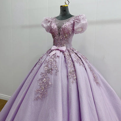 Romantic Quinceanera Organza Dresses Ball Gown