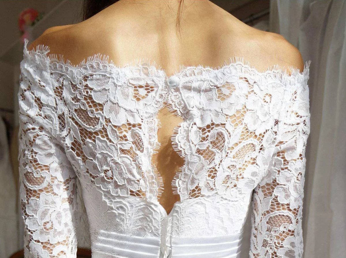 Mermaid Trumpet Long Sleeve Satin Lace Wedding Dresses