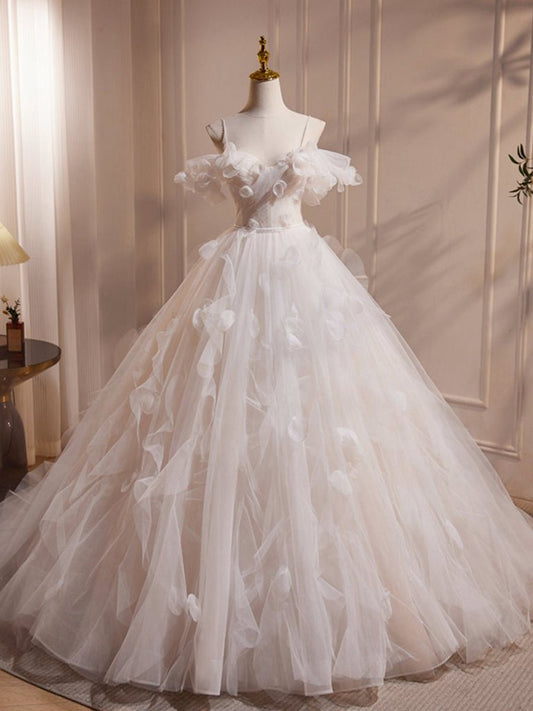 Quinceanera Dresses A-line Off Shoulder Long Prom Dresses Long Tulle Sweet Dresses