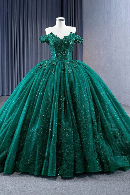 Appliques Sweetheart Sleeveless Ball Gown Quinceanera Dresses