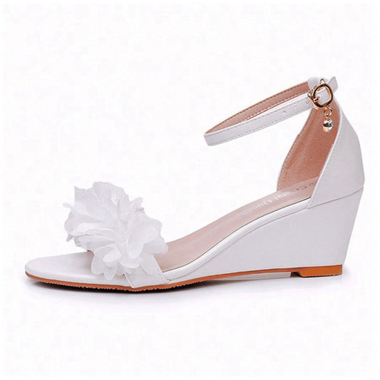 Floral Open Toe Ankle-Strap Beach Sandals