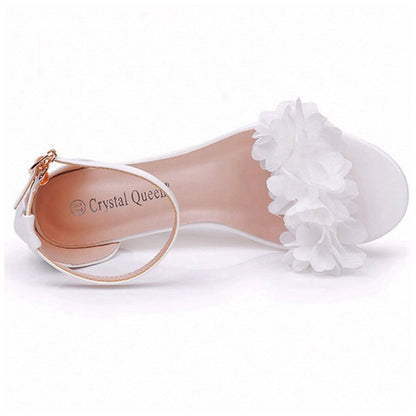 Floral Open Toe Ankle-Strap Beach Sandals