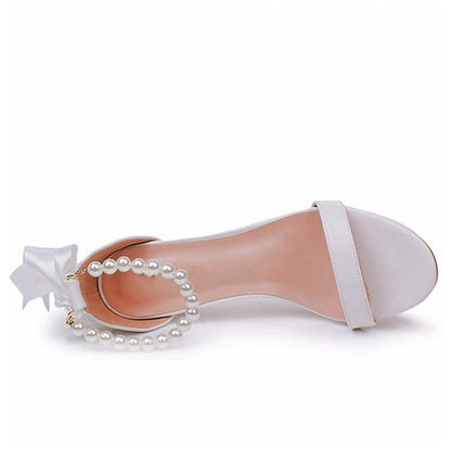 Elegant Open Toe Ankle-Strap Stiletto Sandals